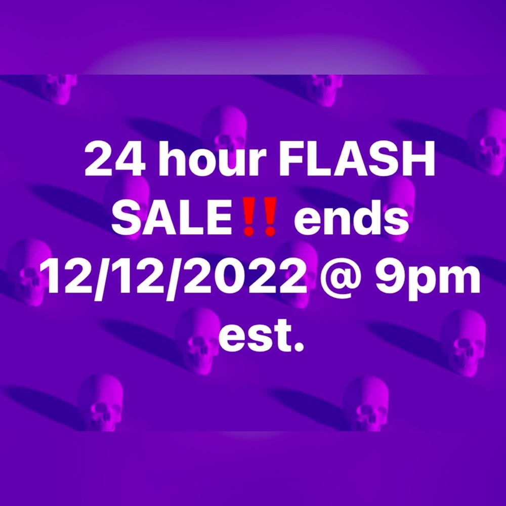 🎄‼️FLASH SALE🎄‼️ Ends tomorrow 12/12/2022 @9PM est.